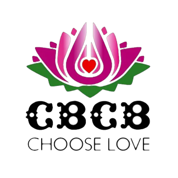 CBCB Berkeley logo with green and red flower illustration